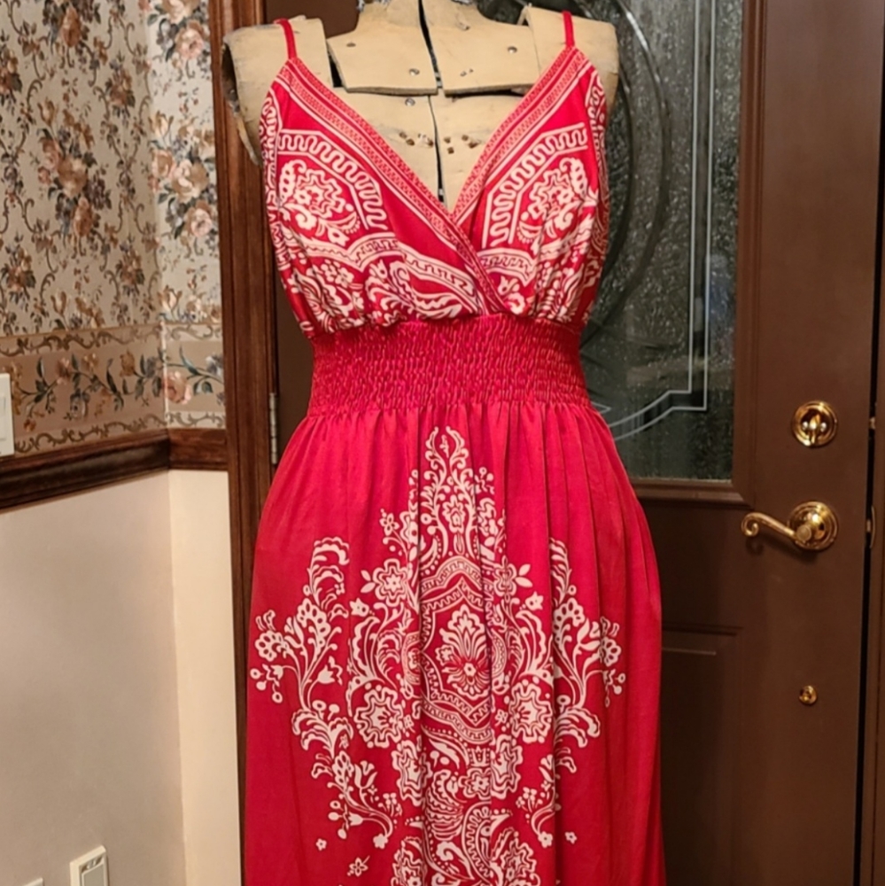 SHE'S COOL Boho Maxi Dress 1X